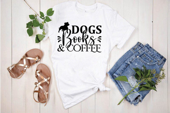 Funny Dog Svg Design, Dogs Books Coffee Graphics and T-Shirt Designs