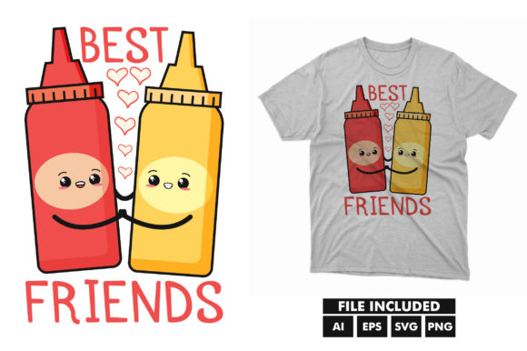 Funny Food Kids T-shirt SVG Design Graphics
