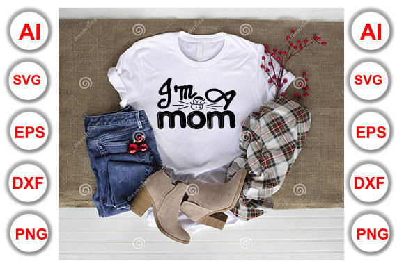 Funny Mom Bundle Svg Design, I'm a Mom Graphics