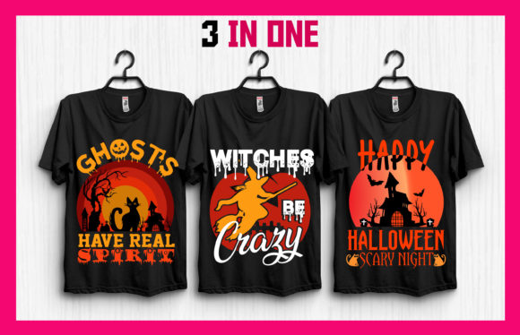 Halloween T-shirt Design Halloween: Graphics & Print Templates Review
