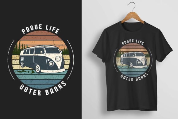 Pogue Life Outer Banks Vintage T-shirt Graphics & Print Templates Review