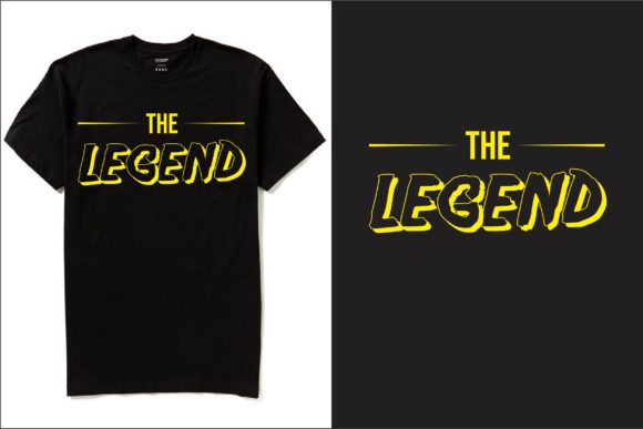 The Legend T-shirt Design Graphics Review